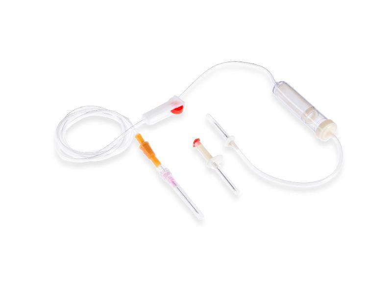 Система ПК “MEDICARE” з металевою голкою 18G, Luer Slip